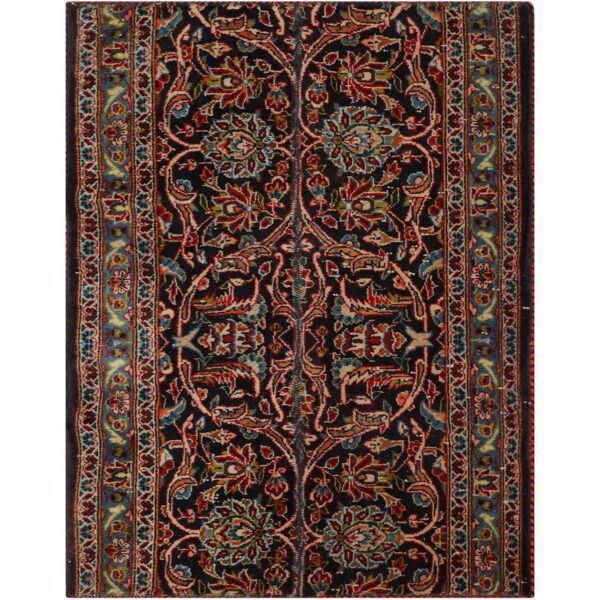 Vintage Persian Hand-Knotted Patchwork Carpet Joseph
