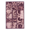 Vintage Persian Hand-Knotted Patchwork Carpet Violet