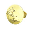 Persian Brass Signet Ring for Women Persian Calligraphy