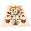 Authentic Persian Wool Kilim Rug Handwoven in Kerman Flowers