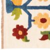 Authentic Persian Wool Kilim Rug Handwoven in Kerman Flowers