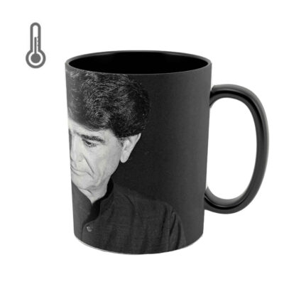 Heat Sensitive Persian Mug with Mohammad-Reza Shajarian Design