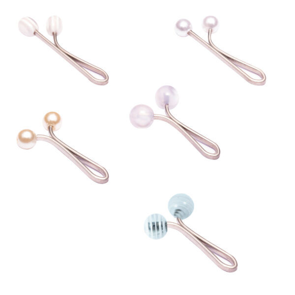 Hijab U Clips Set for Muslim Women Headscarf with Pearls (5 pcs)