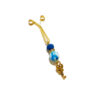 Hijab U Clips Set for Muslim Women Colorful Beaded Design (4 pcs)