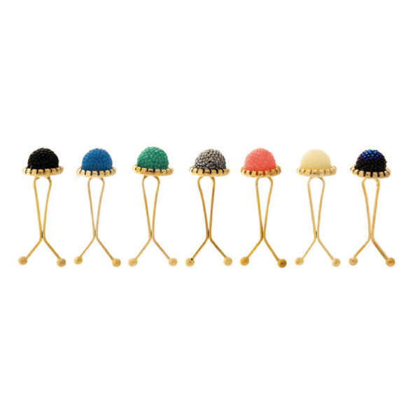 Hijab U Clips Set for Muslim Women with Blossom Design (7 pcs)