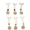 Hijab U Clips for Muslim Women with Chamomile Pendant (6 pcs)