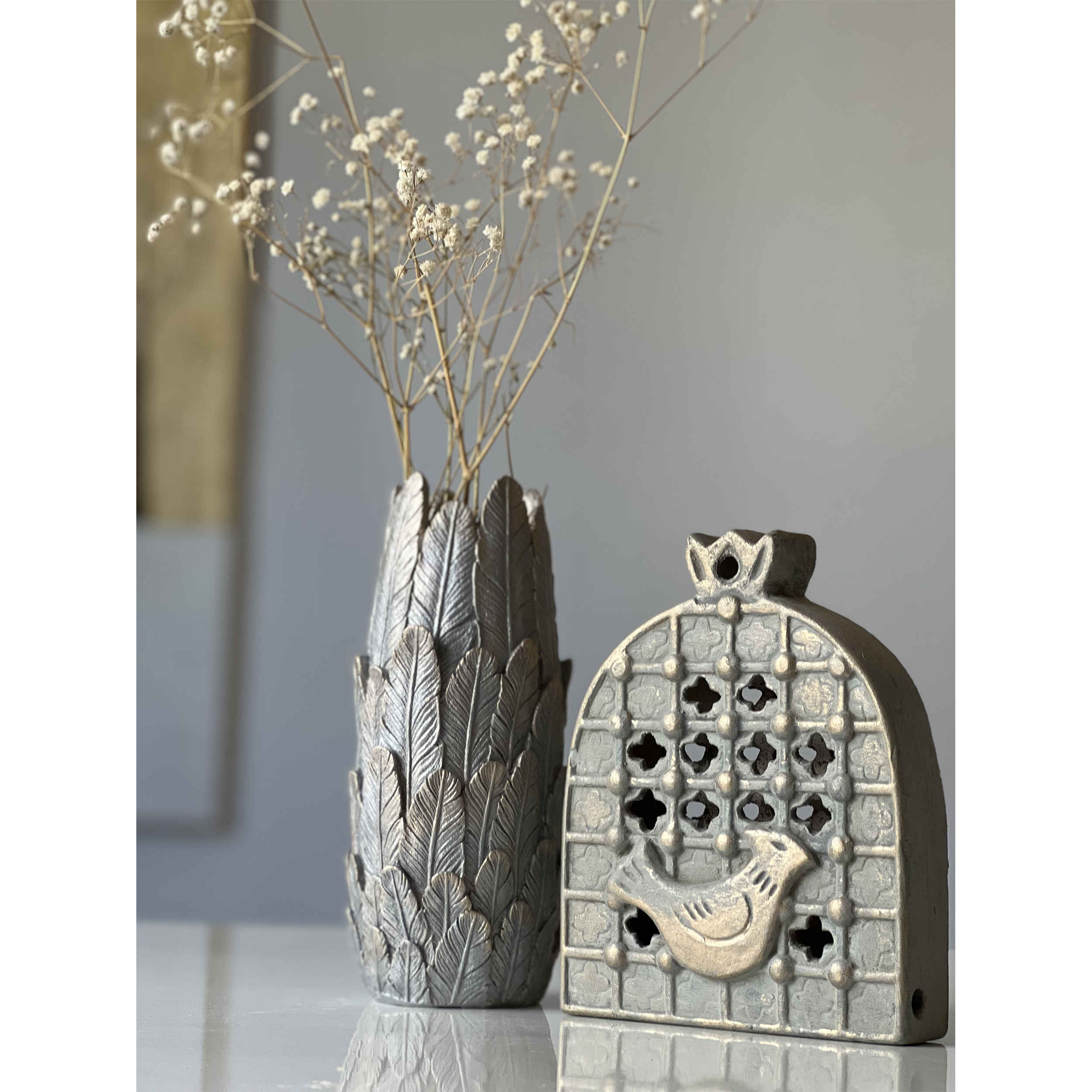 Persian Handmade Pottery Incense Holder – Morghe Amin Design