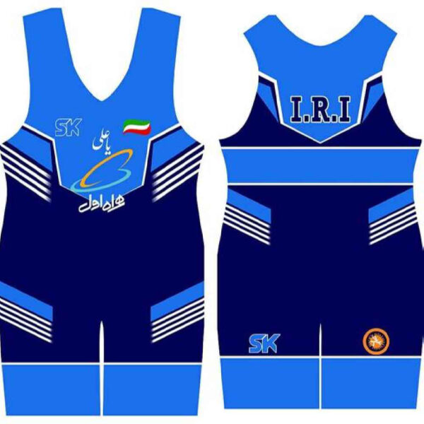 Iranian Men's Sleeveless Wrestling Singlet Model Team Melli