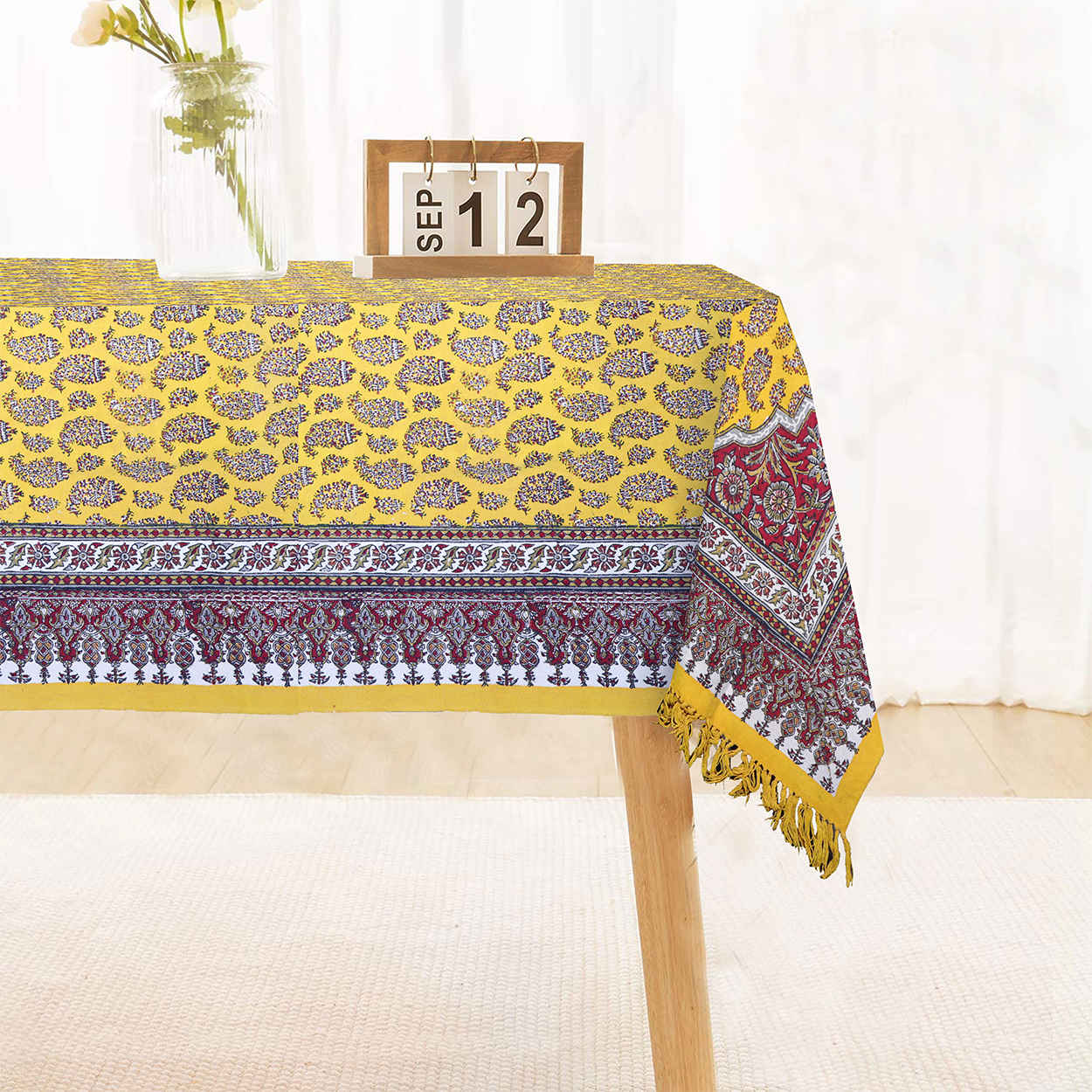 Iranian Tablecloth: Isfahan’s Traditional Kalamkari Block Print Artemis I