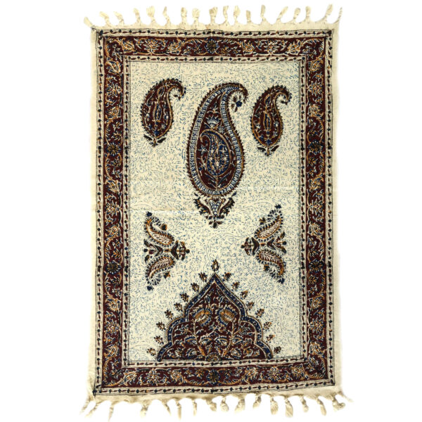 Iranian Tablecloth: Isfahan's Traditional Kalamkari Block Print Atrin