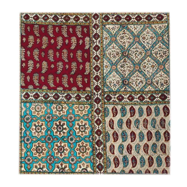 Iranian Tablecloth: Isfahan's Traditional Kalamkari Block Print Haghani