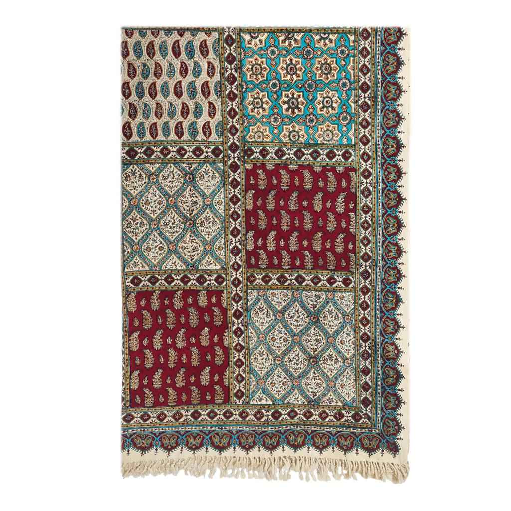 Iranian Tablecloth: Isfahan’s Traditional Kalamkari Block Print Haghani