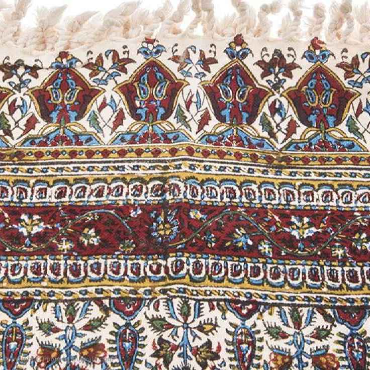 Iranian Tablecloth: Isfahan’s Traditional Kalamkari Block Print Iblue
