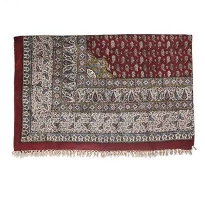 Iranian Tablecloth: Isfahan’s Traditional Kalamkari Block Print Karane