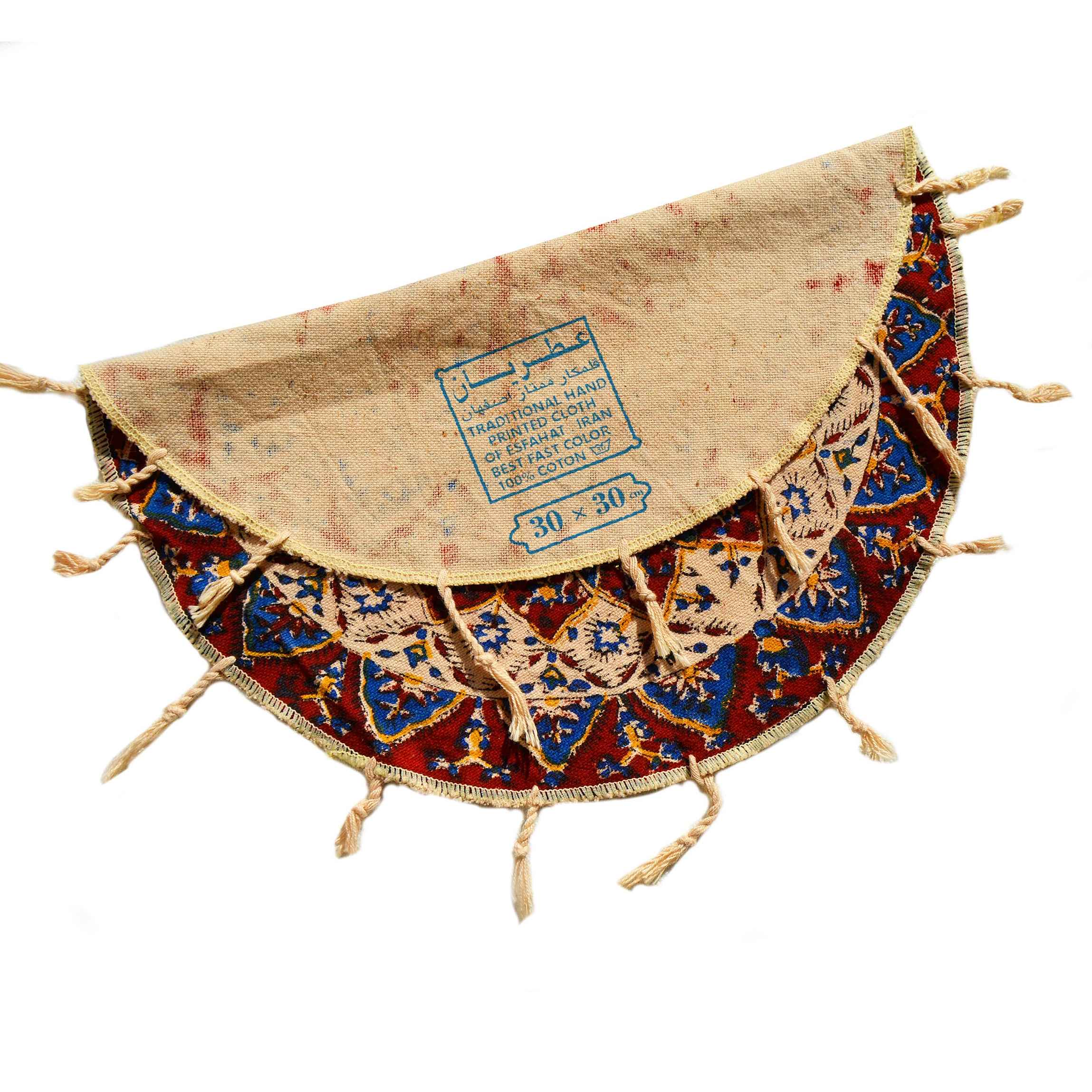 Iranian Tablecloth: Isfahan’s Traditional Kalamkari Block Print Khorshid