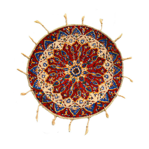 Iranian Tablecloth: Isfahan's Traditional Kalamkari Block Print Khorshid