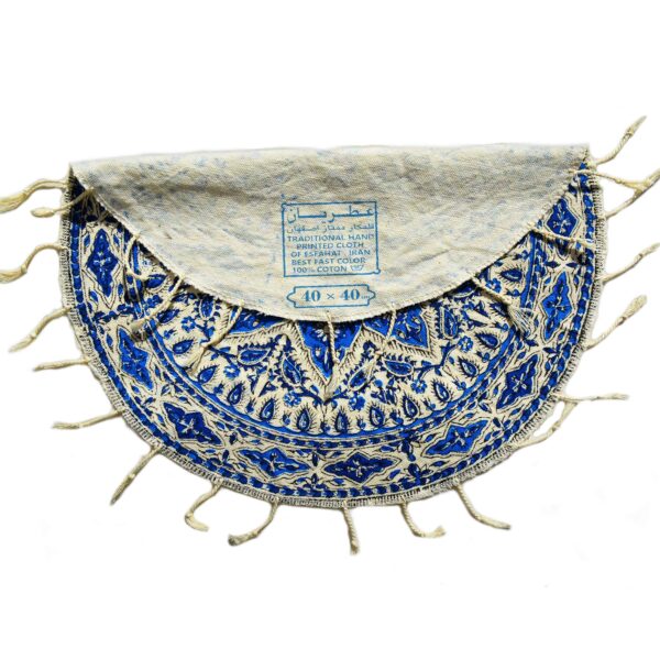 Iranian Tablecloth: Isfahan's Traditional Kalamkari Block Print Khorshid II