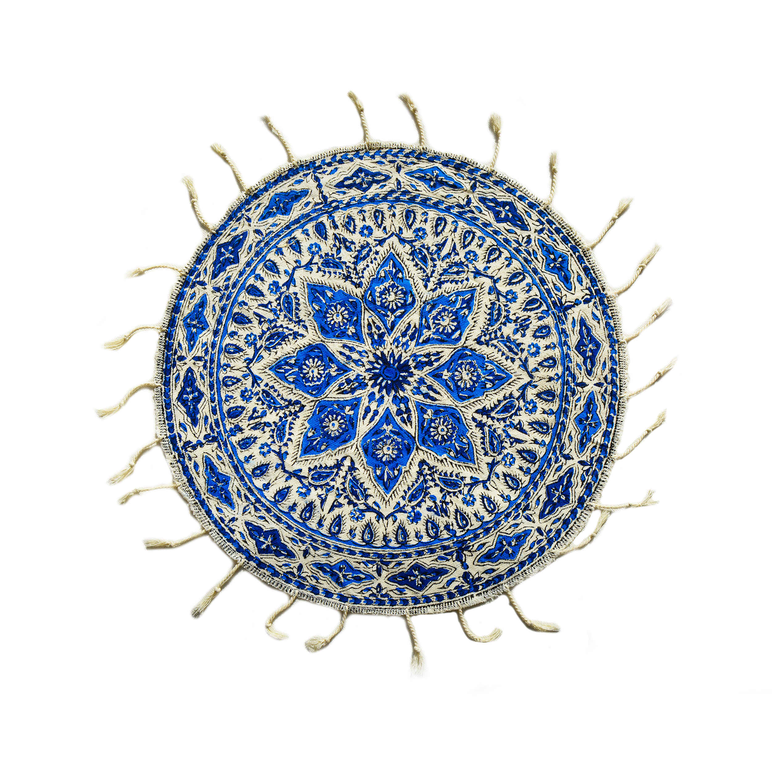 Iranian Tablecloth: Isfahan’s Traditional Kalamkari Block Print Khorshid II