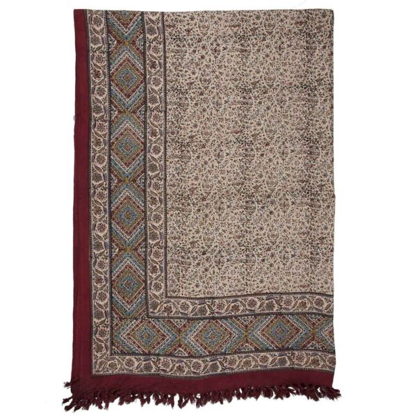Iranian Tablecloth: Isfahan's Traditional Kalamkari Block Print Milana