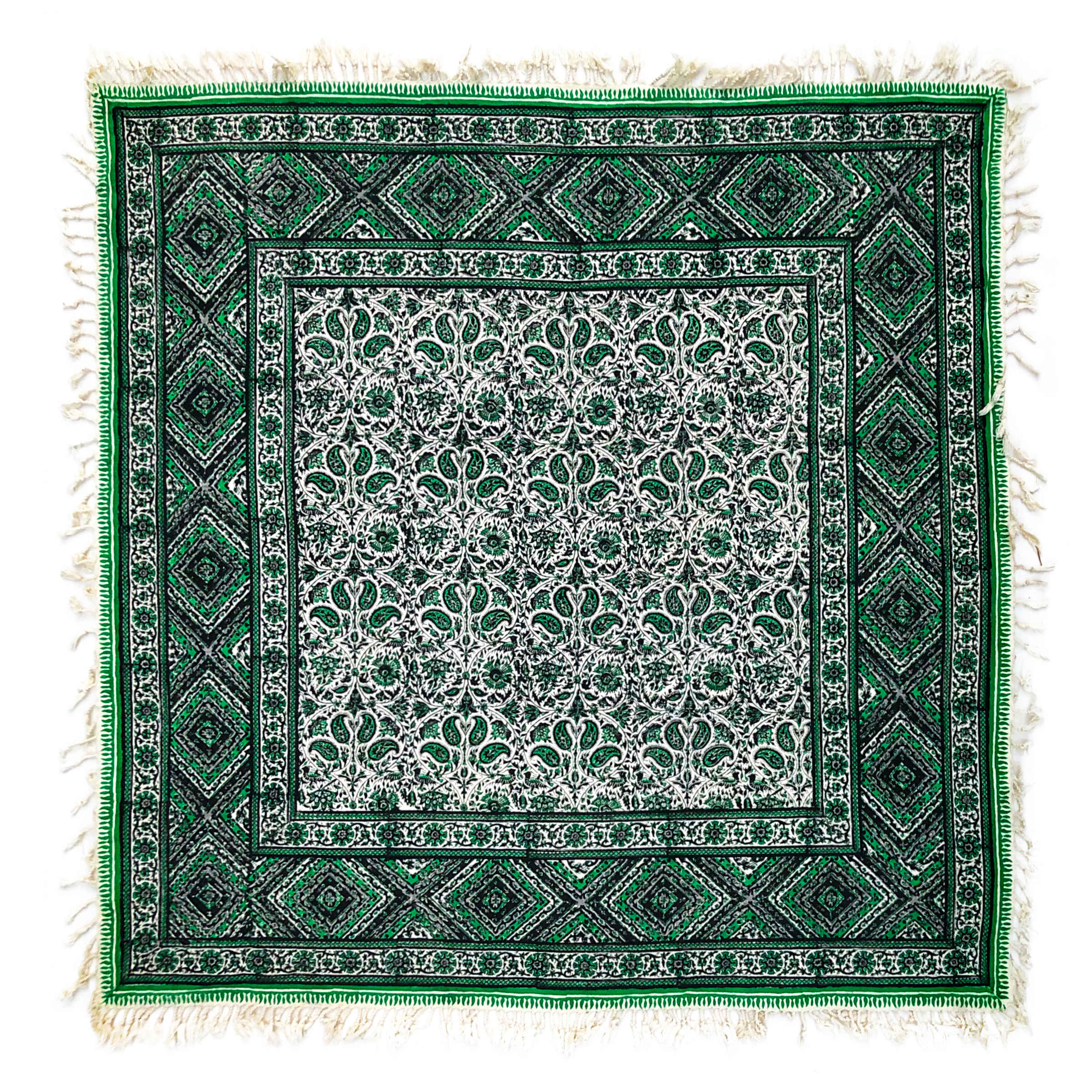 Iranian Tablecloth: Isfahan's Traditional Kalamkari Block Print Saghar