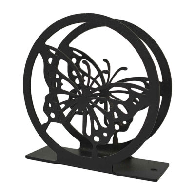 Butterfly Tissue Paper Holder – Black Design for Every Room