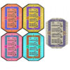 Islamic Keychain Resin - 4 Qul Surah Calligraphy