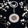 Islamic Keychain Steel - Ayat Al-Kursi Surah Pattern