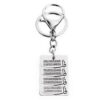 Islamic Keychain Steel - 4 Qul Surah Pattern
