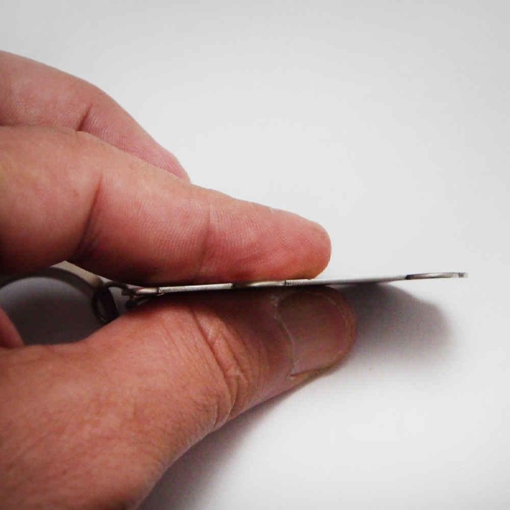 Islamic Keychain Steel – Hasbi Allah Calligraphy