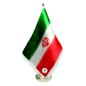 Islamic Republic of Iran Table Flag with Stone Base