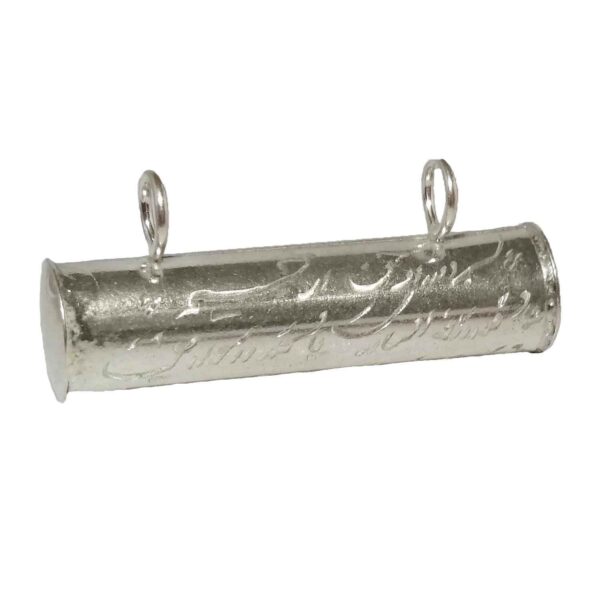 Islamic Silver Pendant Embellished with Imam Jawad Hirz for Shia Muslims