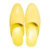 Islamic Style Yellow Nalain Slippers with Artificial Leather