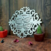 Islamic Wall Decal Mirror Effect with 4 Qul Surah Pattern