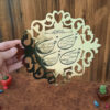 Islamic Wall Decal Mirror Effect with 4 Qul Surah Pattern