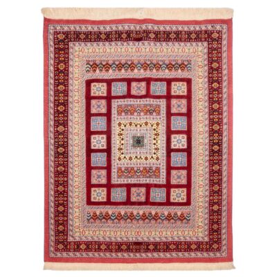 Authentic Persian Wool Kilim Rug Handwoven in Khorasan Geometric