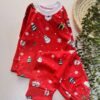 Kid's Sweatshirt & Pants Set with Santa Claus Design