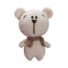Handmade Amigurumi Stuffed Teddy Bear Animal – 9 cm | Cute & Adorable