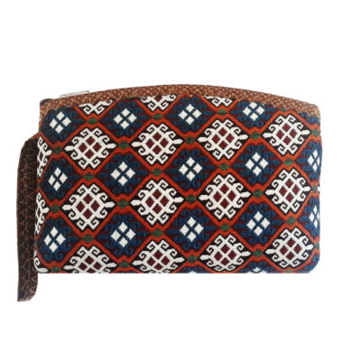Persian Makeup Bag Fabric with Traditional Style & Organizer