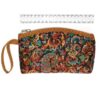 Persian Makeup Bag in Paisley Termeh Fabric for Carrying Cosmetics