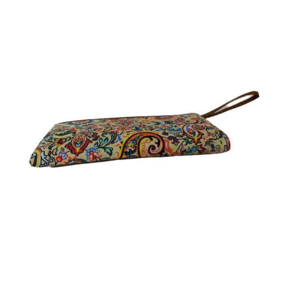 Persian Makeup Bag in Paisley Termeh Fabric for Organizing Cosmetics