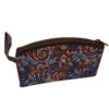 Persian Makeup Bag in Paisley Termeh Fabric with Handle for Cosmetics