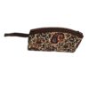 Persian Makeup Bag in Paisley Termeh Fabric with Handle for Cosmetics