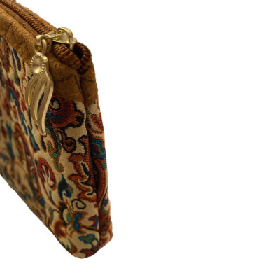 Persian Makeup Bag in Termeh Fabric with Paisley Pattern for Organizing