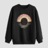 Men's Crewneck Sweatshirt Cotton Black Dark Eye Design
