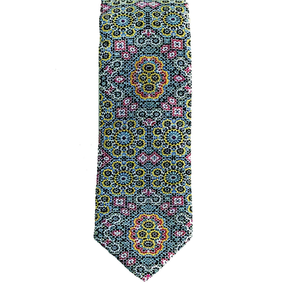 Men’s Necktie – Traditional Style Kaleidoscope Pattern