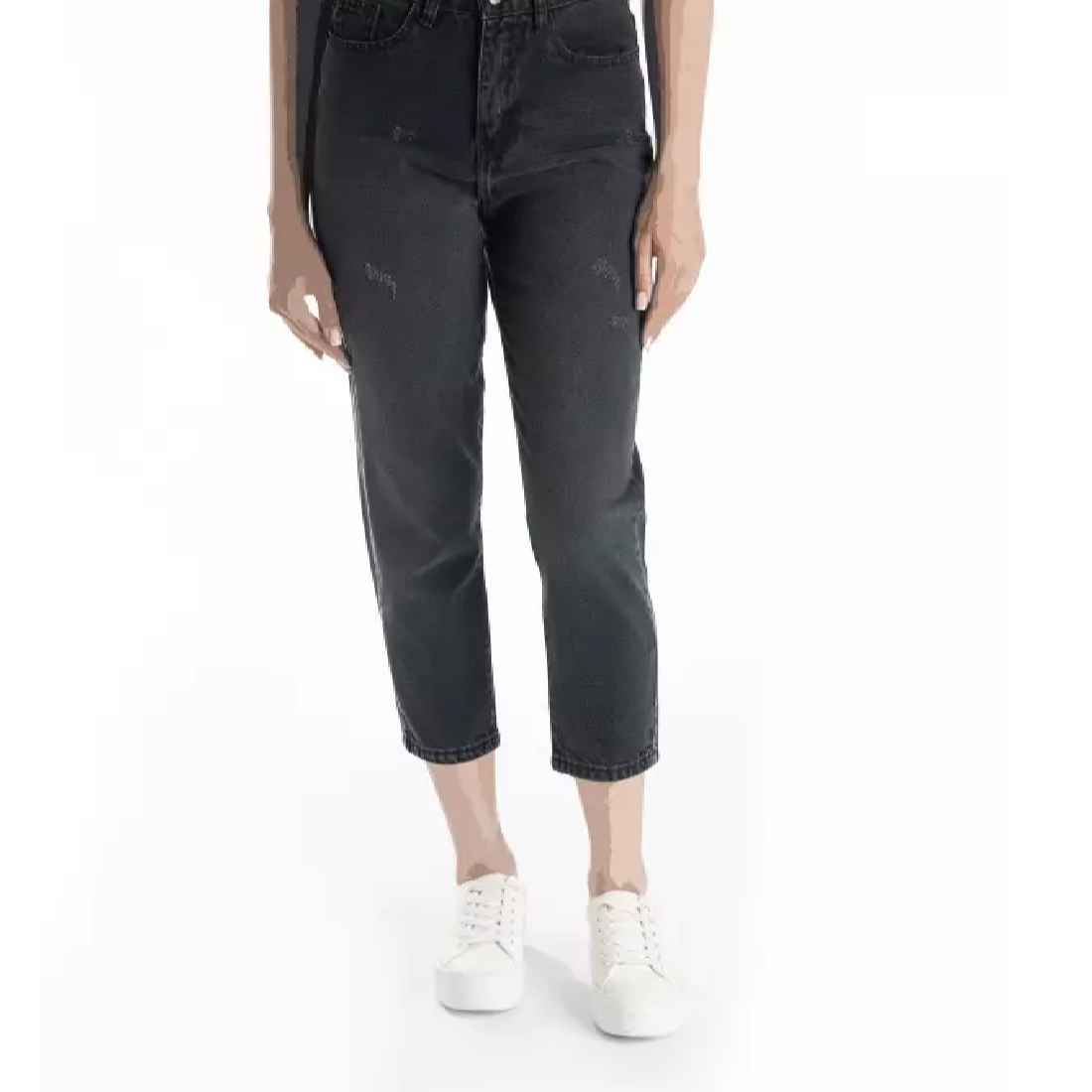 Mom Fit High Rise Jeans for Women's Everyday Fashion