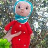 Amigurumi Handmade Crochet Stuffed Hijab Doll – Islamic Zainab Model | Soft Plush Toy
