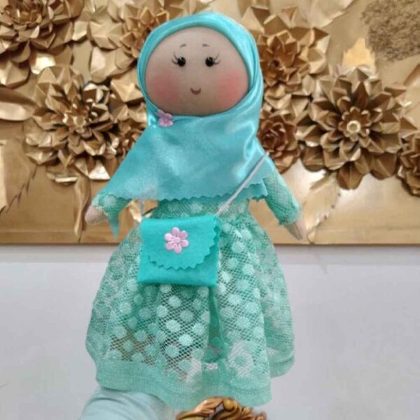 Muslim Hijab Rag Doll Model Reyhaneh with Bag - Perfect for Gifting | Handmade Islamic Toy