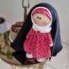 Aisha Hijab Rag Doll with Chador - Traditional Muslim Doll for Children