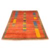 Authentic Persian Gabbeh Wool Rug Handwoven in Fars Brick Red